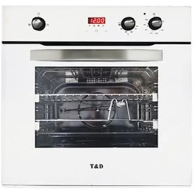 تصویر فر برقی و گازی تی اندی مدل TD 201 T&D electric and gas oven model TD 201