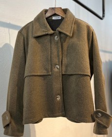 تصویر کت فوتر کوتاه زنانه نسکافه ای 