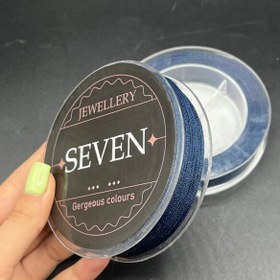 تصویر نخ دستبندی لمه دار سورمه ای 