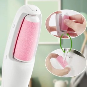 تصویر سنگ پا برقی و اپیلاتور نانو کریستال دوکاره 