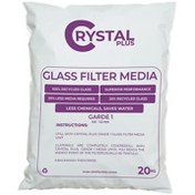 تصویر سیلیس شیشه‌ای فیلتر دانه ریز کریستال پول 