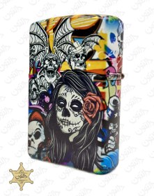 تصویر فندک زورو Zorro طرح اسکلت 3 - Skeleton 3 