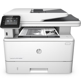 تصویر پرینتر چندکاره لیزری اچ پی مدل HP LaserJet Pro MFP M426fdn (استوک) به همراه کابل برق و کابل usb 