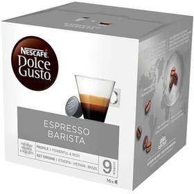 تصویر کپسول قهوه دولچه گوستو 16عددی مدل Ristretto Barista Dolce Gusto NESCAFÉ Ristretto Barista