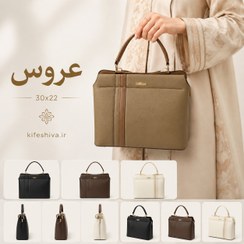 تصویر کیف مجلسی زنانه چرم مدل کایتن 