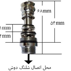 تصویر سوپاپ دوش اهرمی 