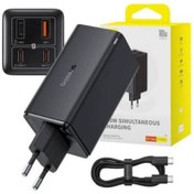 تصویر شارژر باسئوس GaN6 Pro P10162705112 همراه کابل تایپ سی Charger Baseus GaN6 Pro P10162705112