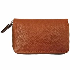 تصویر جاکارتی چرم طبیعی مدل آکاردیونی کد 103 