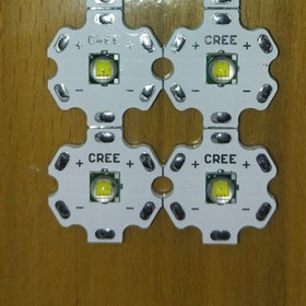 تصویر چیپ ال ای دی CREE T6 ظرفیت ۱۵ تا ۲۰ وات درجه یک 
