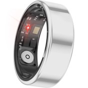 تصویر حلقه هوشمند استیل SR03 - نقره ای / ۸ Smart Ring Sr03