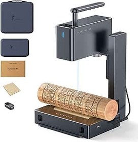 تصویر LaserPecker 2 Laser Engraver, Engraving Machine Handheld DIY Laser Cutter 0.05mm High Precision, High Speed Engraver for Painted Aluminum Cardboard Fabric 