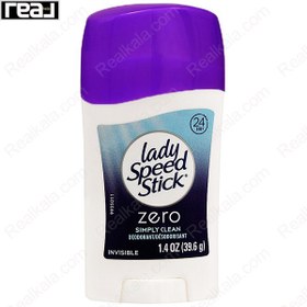 تصویر مام استیک صابونی زنانه مدل زیرو 24 ساعته لیدی اسپید Lady Speed Stick Deodorant Zero 24h