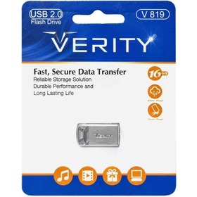 تصویر فلش مموری وریتی مدل V819 ظرفیت 16 گیگابایت ا Verity V819 Flash Memory 16GB Verity V819 Flash Memory 16GB