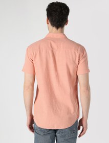 تصویر پیراهن آستین کوتاه نارنجی مردانه کولینز کد:CL1063181 