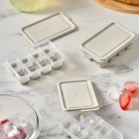 تصویر قالب یخ درب دار ۳ عددی کریک کراک Harmony 