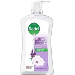 تصویر شامپو بدن آنتی باکتریال دتول Dettol مدل Sensitive حجم 500 میل 