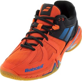 تصویر کفش بدمینتون بابولات Babolat Shadow Spirit Men Orange and blue 