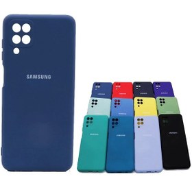 تصویر گارد سیلیکونی اورجینال گوشی سامسونگ مدل a12 - مشکی Original silicone guard for Samsung a12 phone