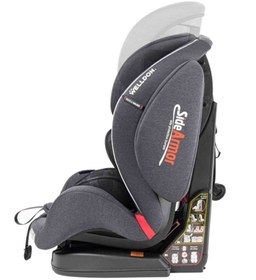 تصویر صندلی ماشین کودک ولدون WELLDON RACER W03 ISOFIX - طوسی 