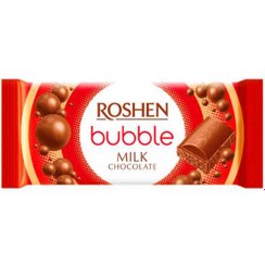 تصویر شکلات جرقه ای روشن80 گرمی roshen bubble chocolate