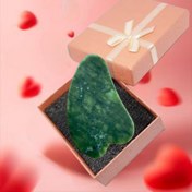 تصویر سنگ گواشا یشمی قلبی سوییت کویین 