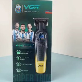 تصویر ماشین اصلاح وی جی آر مدل V-996 با تیغه سرامیک و برش مستقیم 