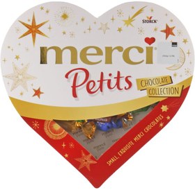 تصویر شکلات کادویی مرسی قلبی 