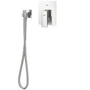 تصویر ملزومات شیر توکار توالت دامون فلت کروم کسری 