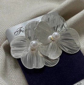 تصویر گوشواره طرح گل 