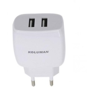 تصویر شارژر اندروید کلومن مدل KCH705 به همراه کابل Koluman KC-H705 Adapter