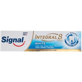 تصویر خمیردندان سیگنال 8 Integral محافظت کامل 75 ml Instantaneous Bleaching Toothpaste