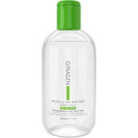 تصویر میسلار واتر ژیناژن مناسب پوست چرب حجم 200 میلی لیتر Ginagen Micellar Water for Oily Skin - 200ml