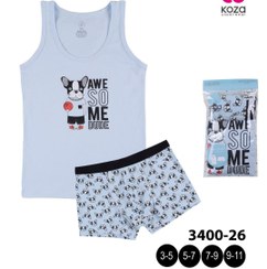 تصویر تاپ شورت پسرانه کوزا Koza