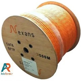 تصویر کابل شبکه نگزنس Cat6-SFTP تمام مس IR 