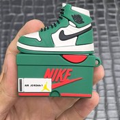 تصویر کاور ایرپاد نایک ایر جردن Air Jordan 1 سبز مناسب برای کیس اپل ایرپاد3 