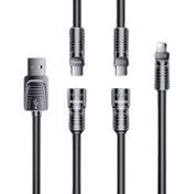 تصویر کابل شارژ 4 کاره ریمکس 60 واتی مدل Remax RC-C168 