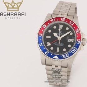 تصویر ساعت رولکس GMT Master 2 قرمز آبی موتور سوئیس بند جوبیلی رولکس ( Rolex )