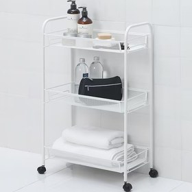 تصویر ترولی سفيد ایکیا مدل HORNAVAN 