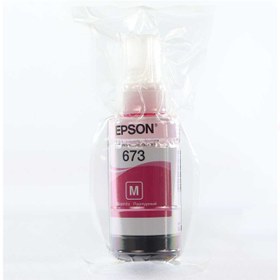 تصویر جوهر EPSON ORGINAL 673/L805 MAGENTA COLOR 70ML 