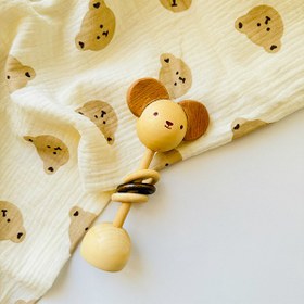 تصویر جغجغه چوبی عروسکی 