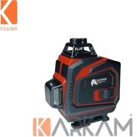 تصویر تراز ليزری شارژی 16 خط 4 بعدی قرمز نورس 