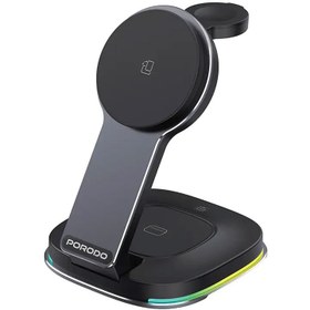 تصویر پایه شارژ بی‌سیم Porodo 