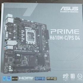 تصویر مادربرد ایسوس مدل ASUS H610 MC PC D4 با گارانتی اصلی ارسال رایگان 