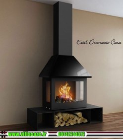 تصویر بخاری هیزمی کد 43 