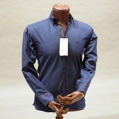 تصویر پیراهن مردانه سرمه ای گوچی (Gucci) 
