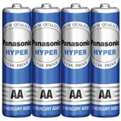 تصویر باتری قلمی AA پاناسونیک هایپر 1.5 وات Panasonic ا Panasonic hyper AA 1.5 V Panasonic hyper AA 1.5 V