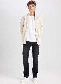 تصویر ژاکت آستین بلند راسته مردانه | دفاکتو Defacto 3160342 