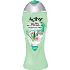 تصویر شامپو بدن کرمی اکتیو مدل Aloe Vera مقدار 400 گرم 