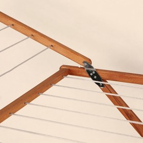 تصویر رخت آویز بزرگ چوبی KWI 