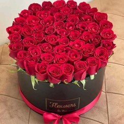 تصویر باکس گل رز قرمز 